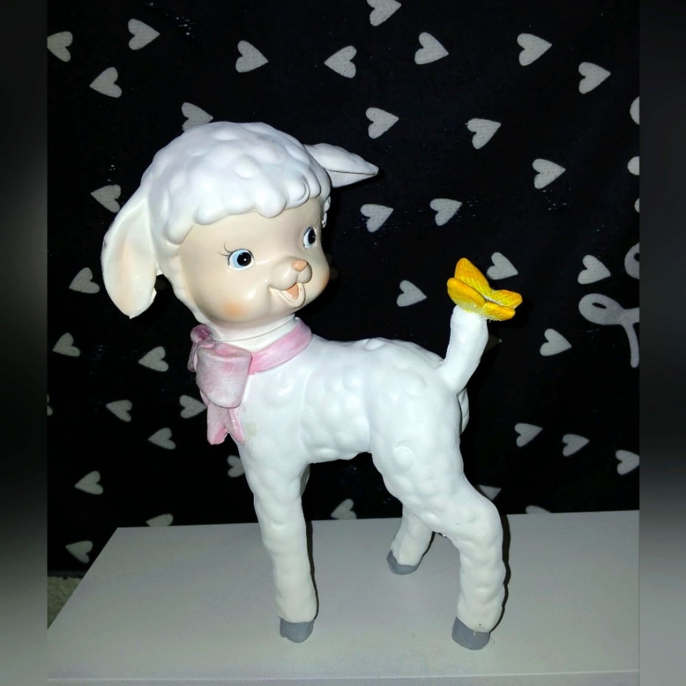 Lamb with butterfly